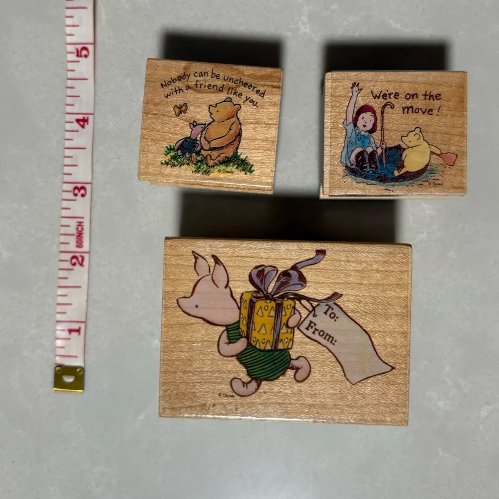 Vintage & New High-Quality Rubber Wood Stamp Collection Set - Picture 7 of 15